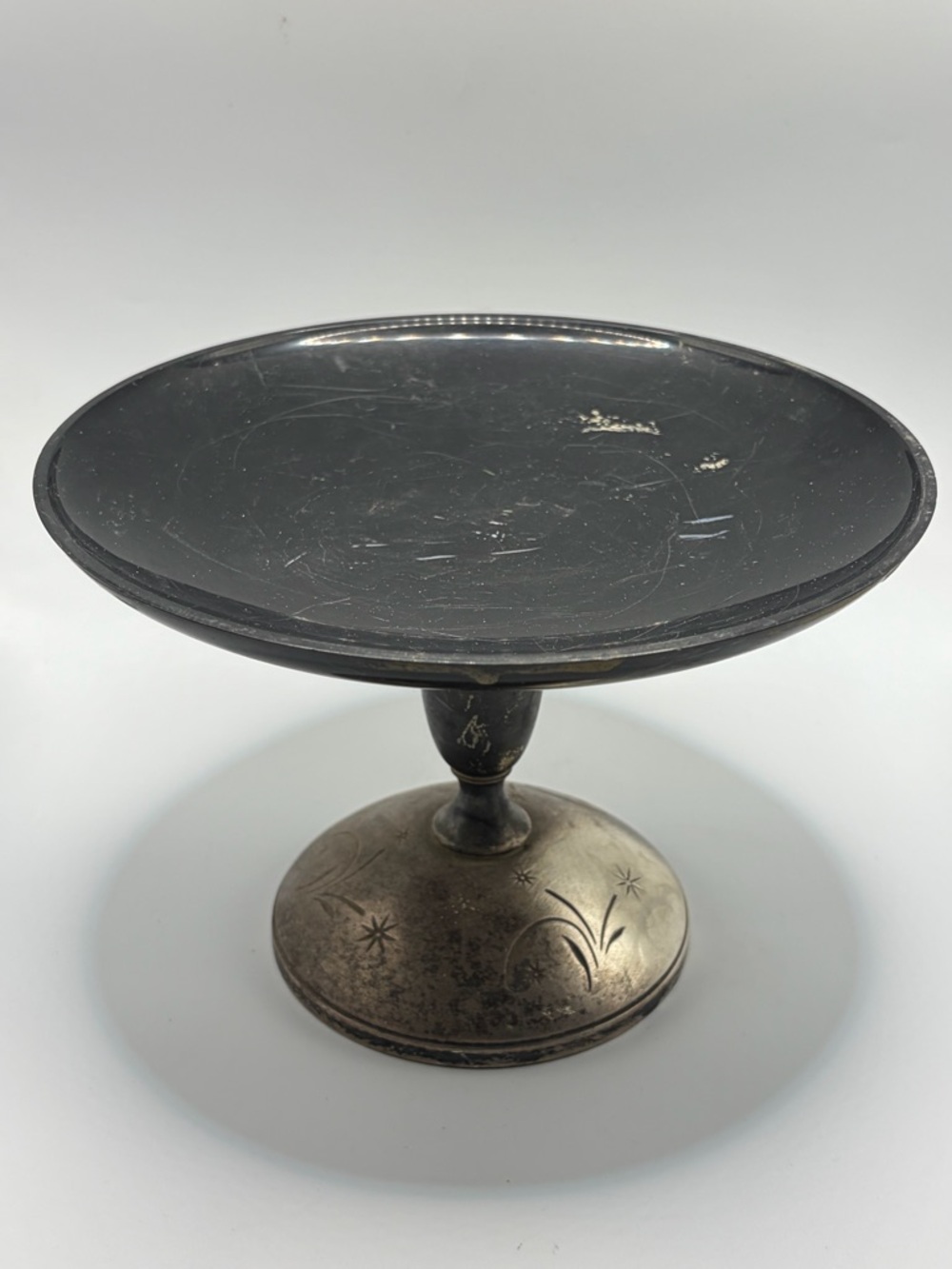 Gorham Celeste 1950s Vintage Space Age Sterling Silver Bakelite Compote Tazza